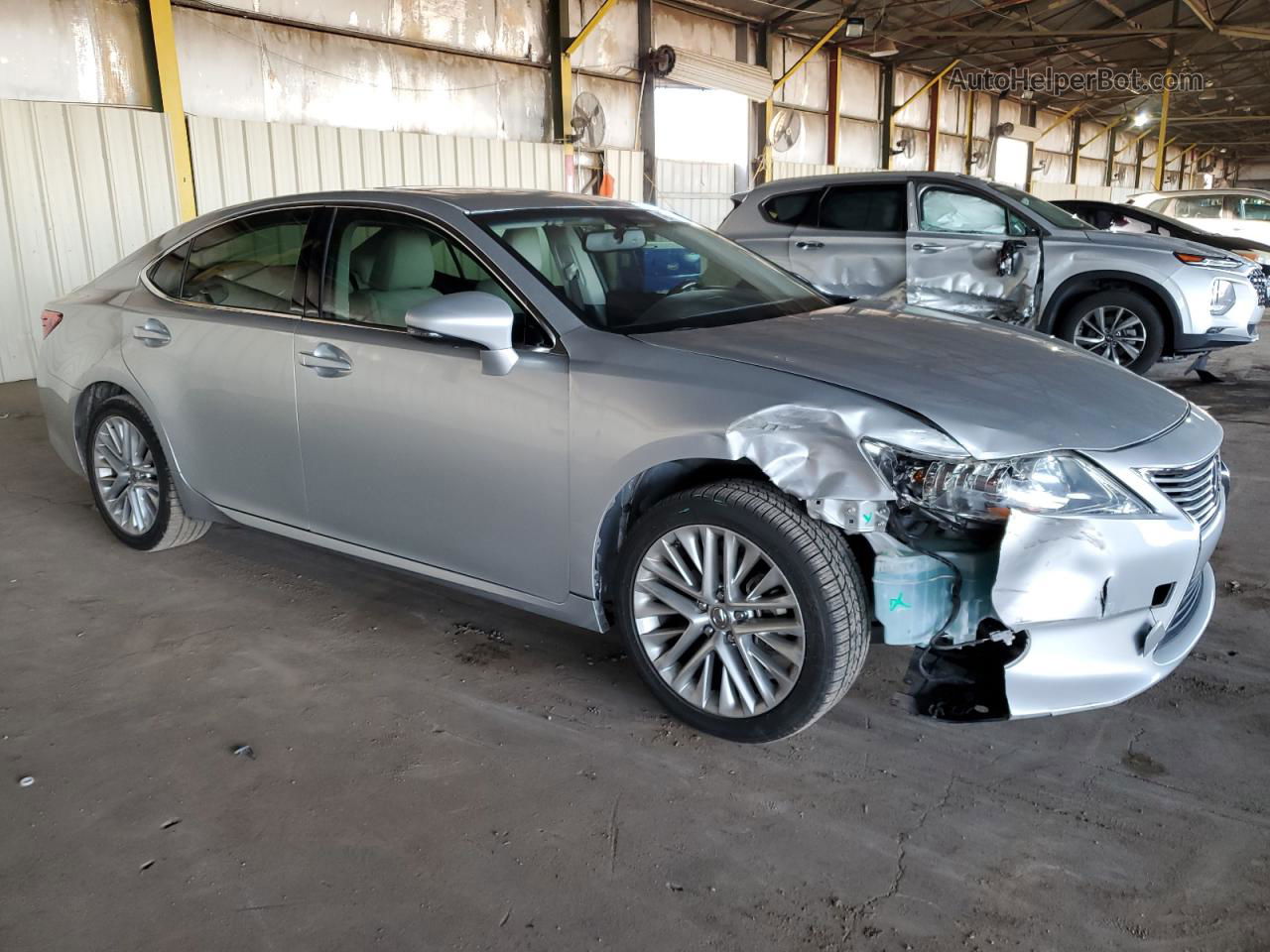 2013 Lexus Es 350 Silver vin: JTHBK1GG6D2069781