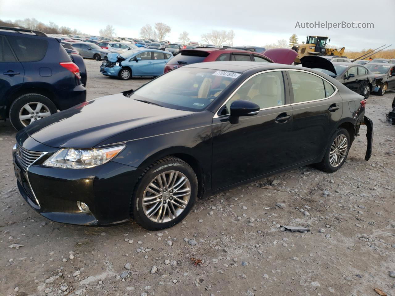 2014 Lexus Es 350 Black vin: JTHBK1GG6E2087361