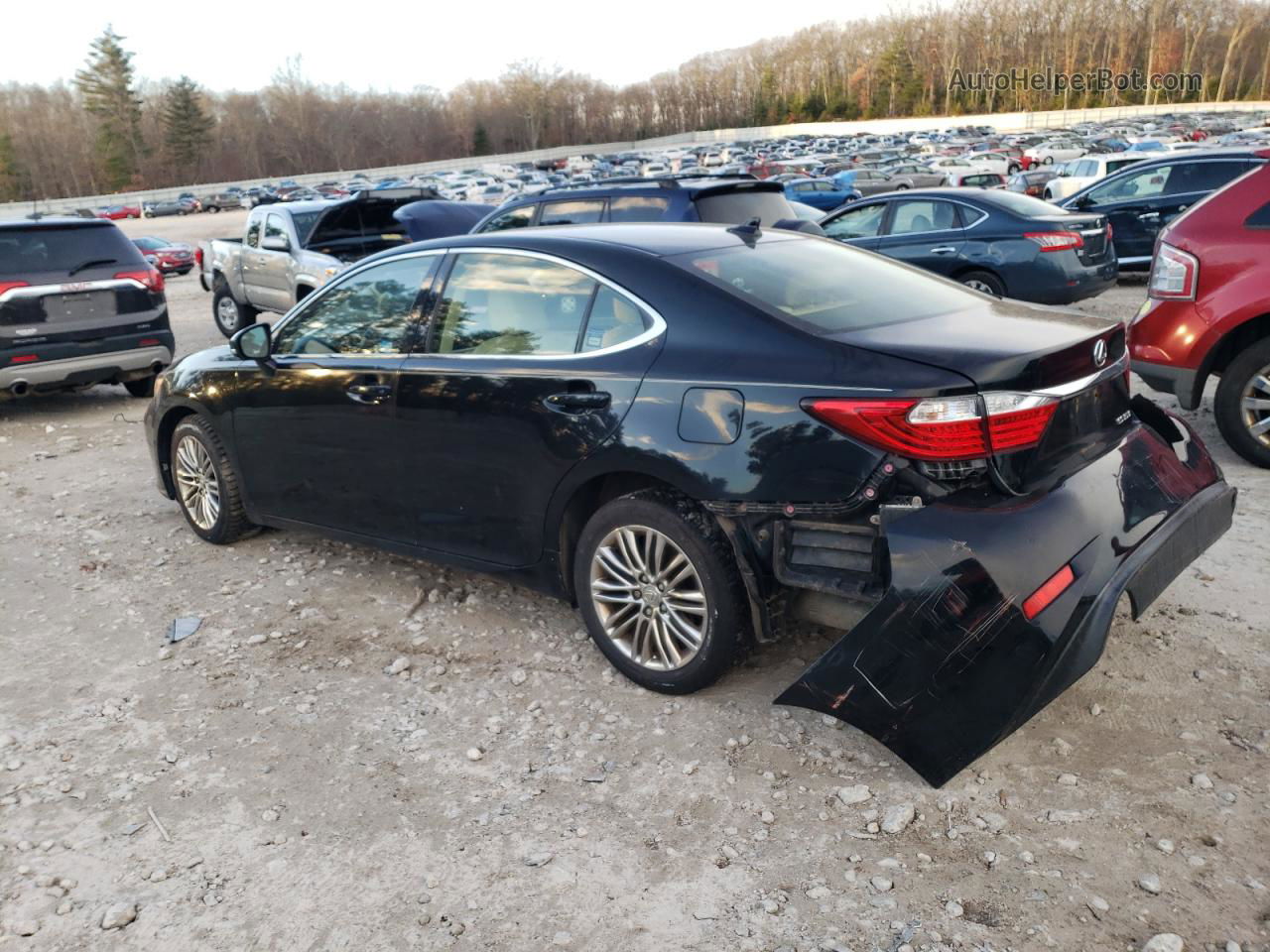 2014 Lexus Es 350 Black vin: JTHBK1GG6E2087361