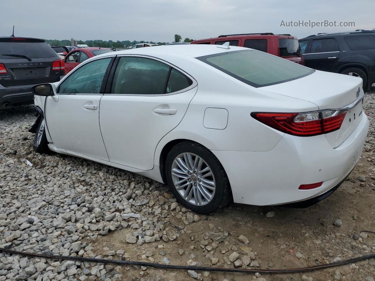 2014 Lexus Es 350 White vin: JTHBK1GG6E2089692