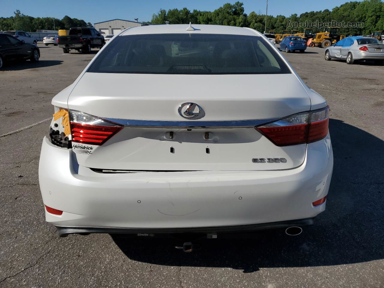 2014 Lexus Es 350 Белый vin: JTHBK1GG6E2100917