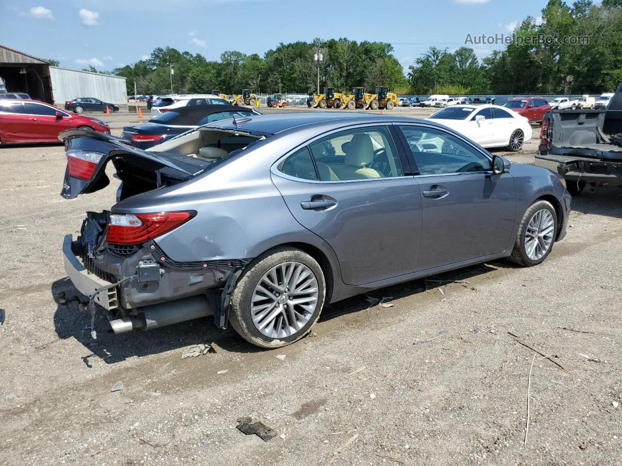 2014 Lexus Es 350 Gray vin: JTHBK1GG6E2103140