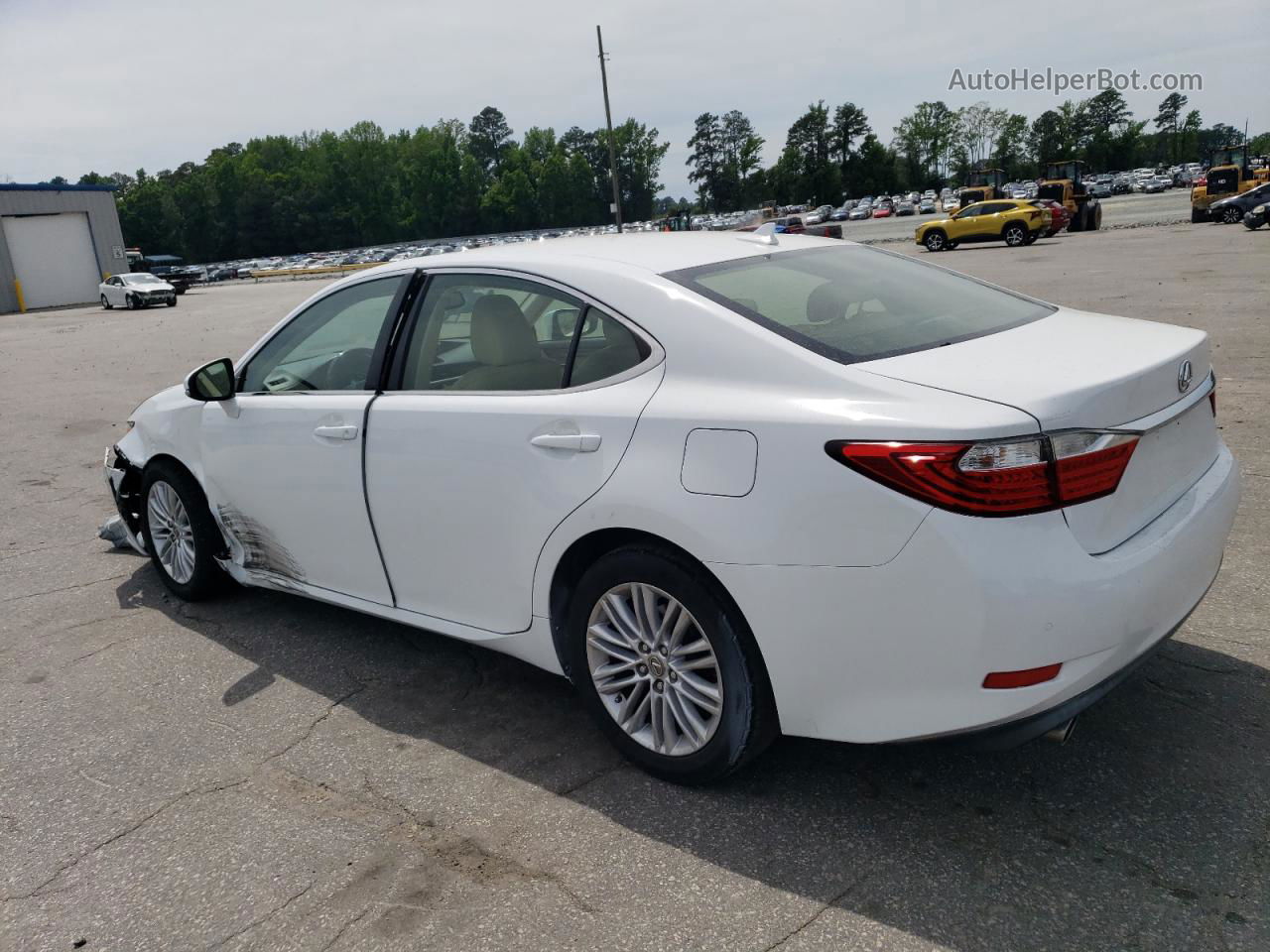 2014 Lexus Es 350 White vin: JTHBK1GG6E2103736