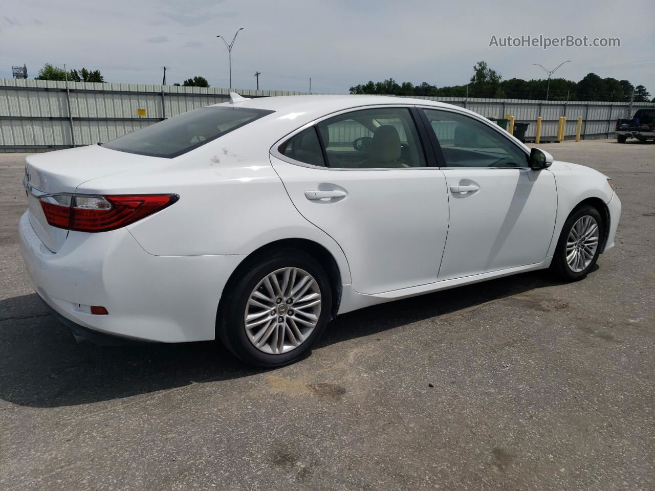 2014 Lexus Es 350 White vin: JTHBK1GG6E2103736