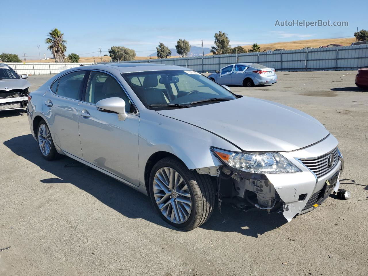 2014 Lexus Es 350 Silver vin: JTHBK1GG6E2119094