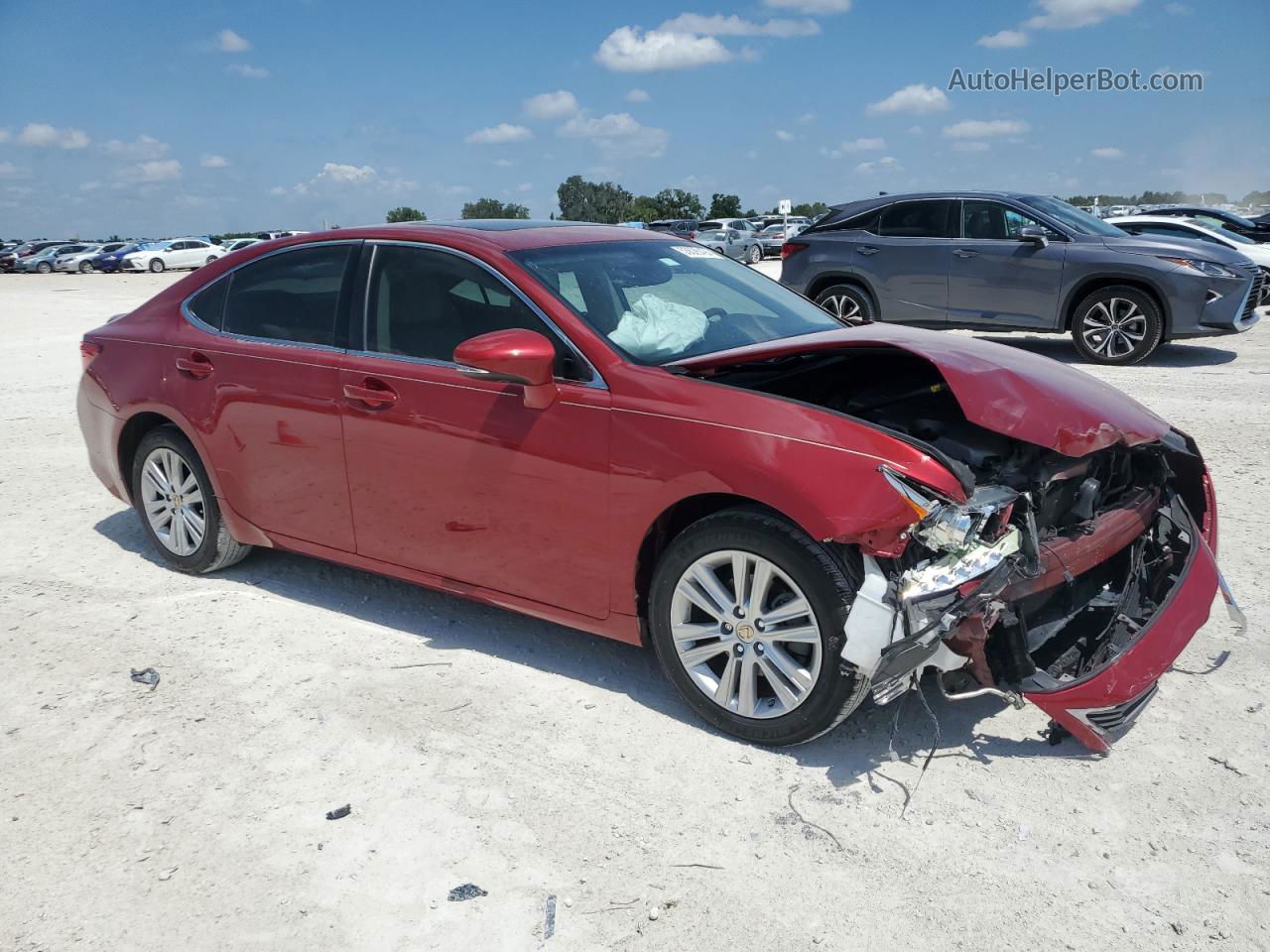 2014 Lexus Es 350 Red vin: JTHBK1GG6E2120164