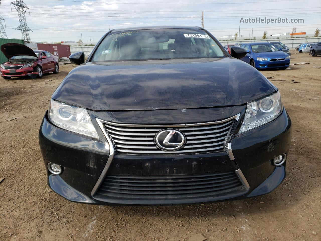 2014 Lexus Es 350 Черный vin: JTHBK1GG6E2130953