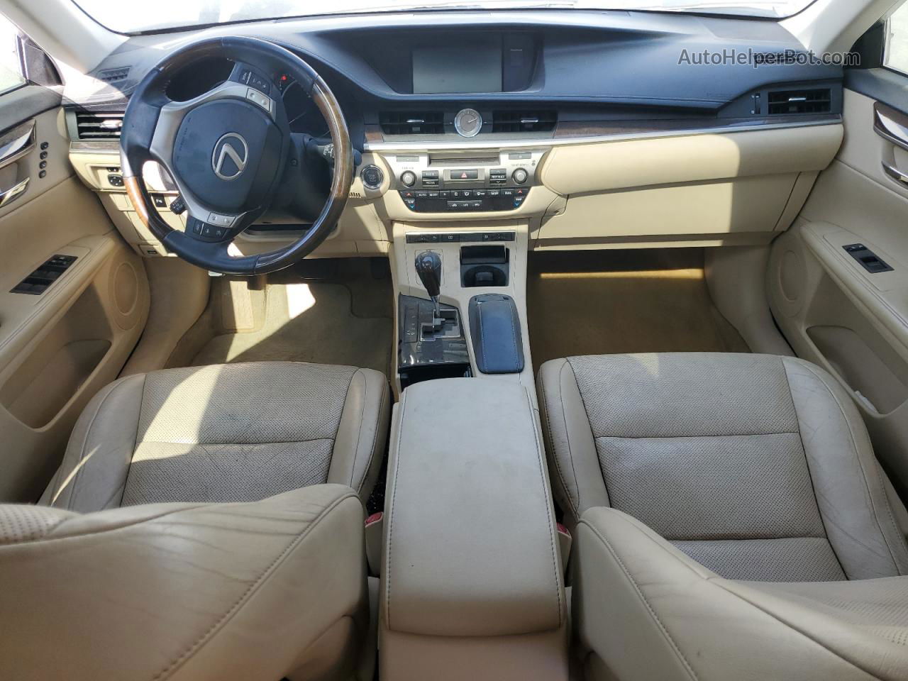 2015 Lexus Es 350 White vin: JTHBK1GG6F2151819