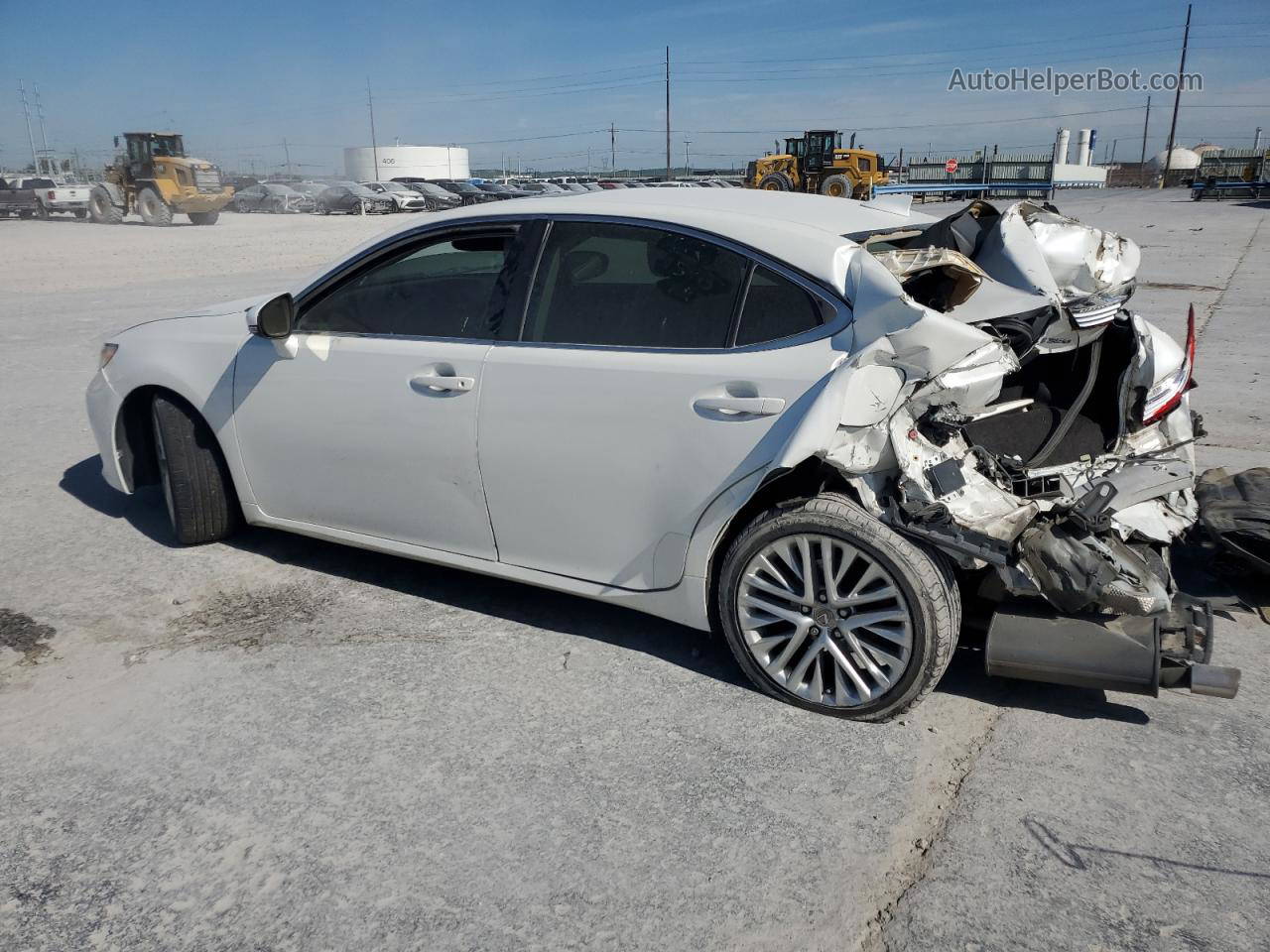 2015 Lexus Es 350 White vin: JTHBK1GG6F2151819