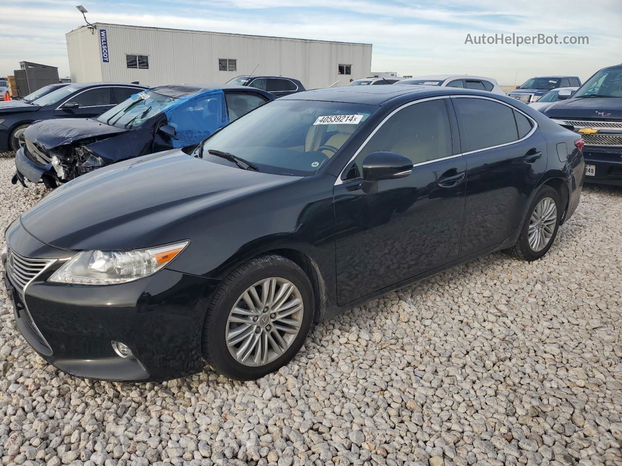 2015 Lexus Es 350 Черный vin: JTHBK1GG6F2160035