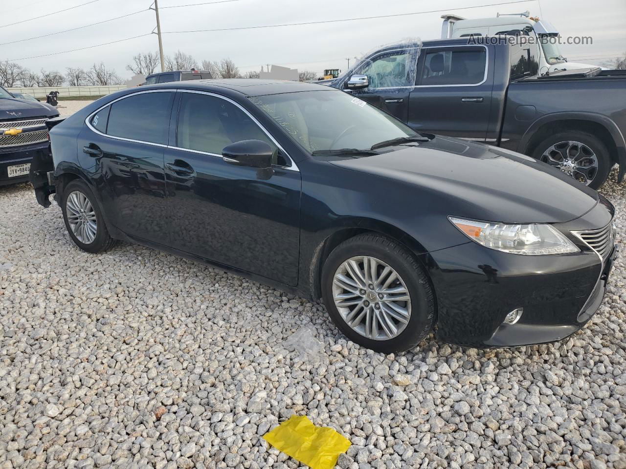 2015 Lexus Es 350 Черный vin: JTHBK1GG6F2160035