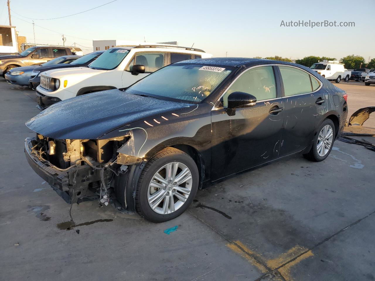 2015 Lexus Es 350 Black vin: JTHBK1GG6F2160584