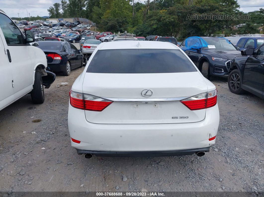 2015 Lexus Es 350 White vin: JTHBK1GG6F2163338