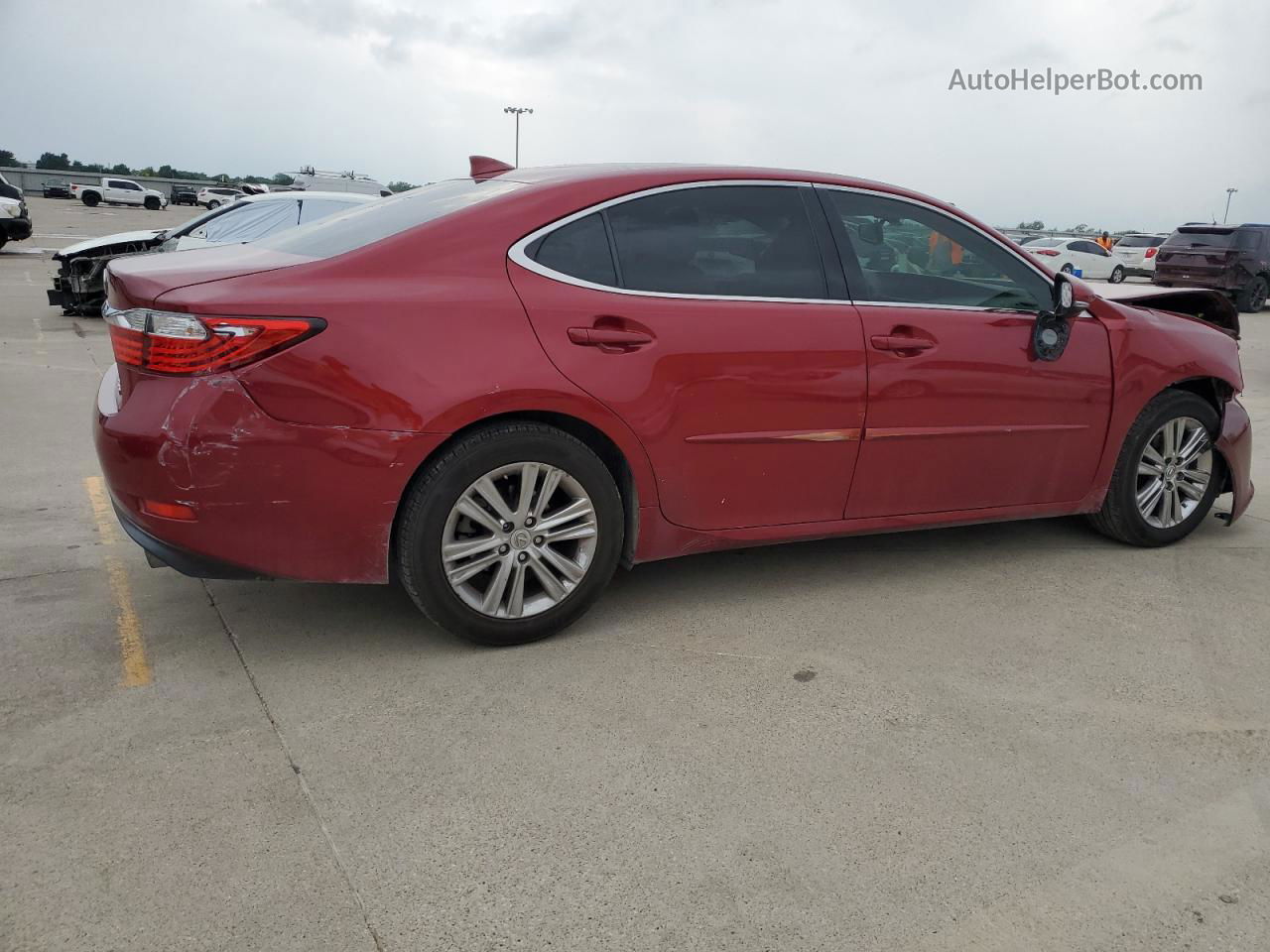 2015 Lexus Es 350 Red vin: JTHBK1GG6F2165753