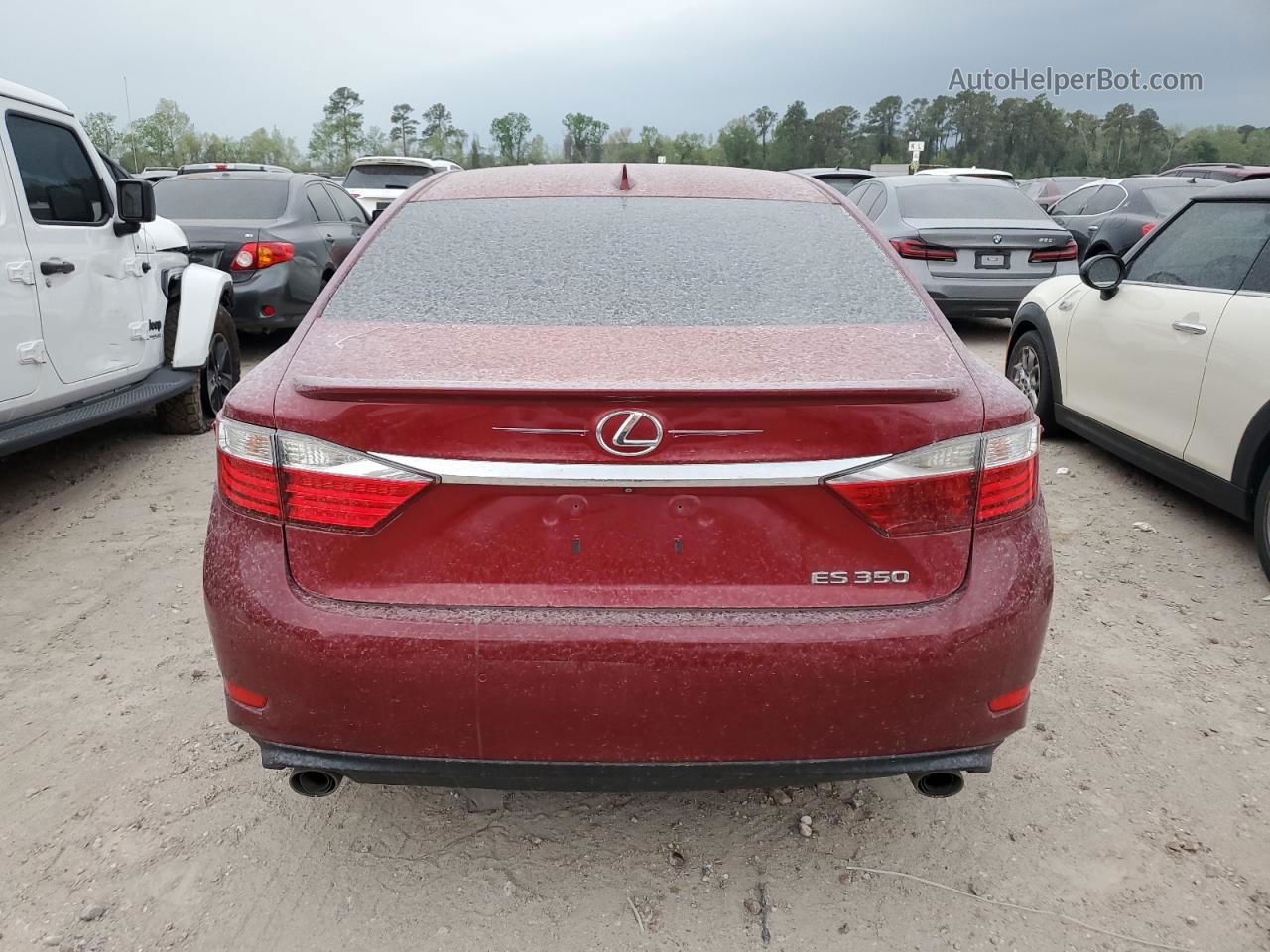 2015 Lexus Es 350 Red vin: JTHBK1GG6F2168829