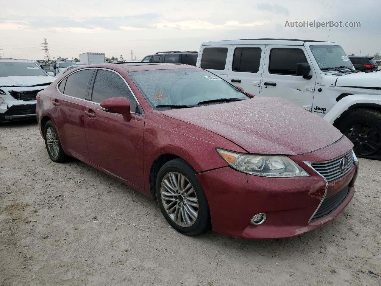 2015 Lexus Es 350 Red vin: JTHBK1GG6F2168829