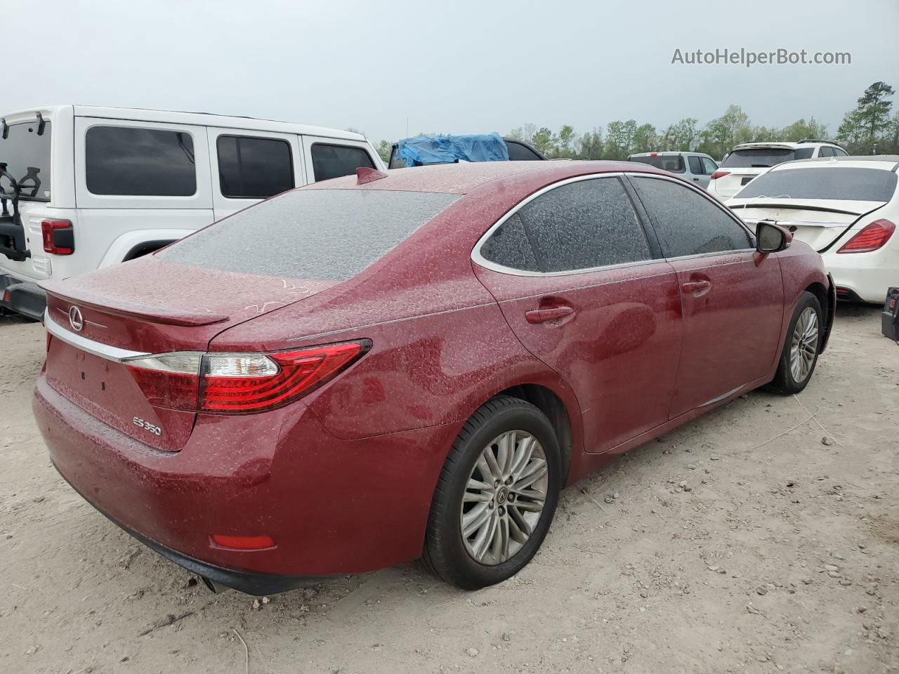 2015 Lexus Es 350 Красный vin: JTHBK1GG6F2168829