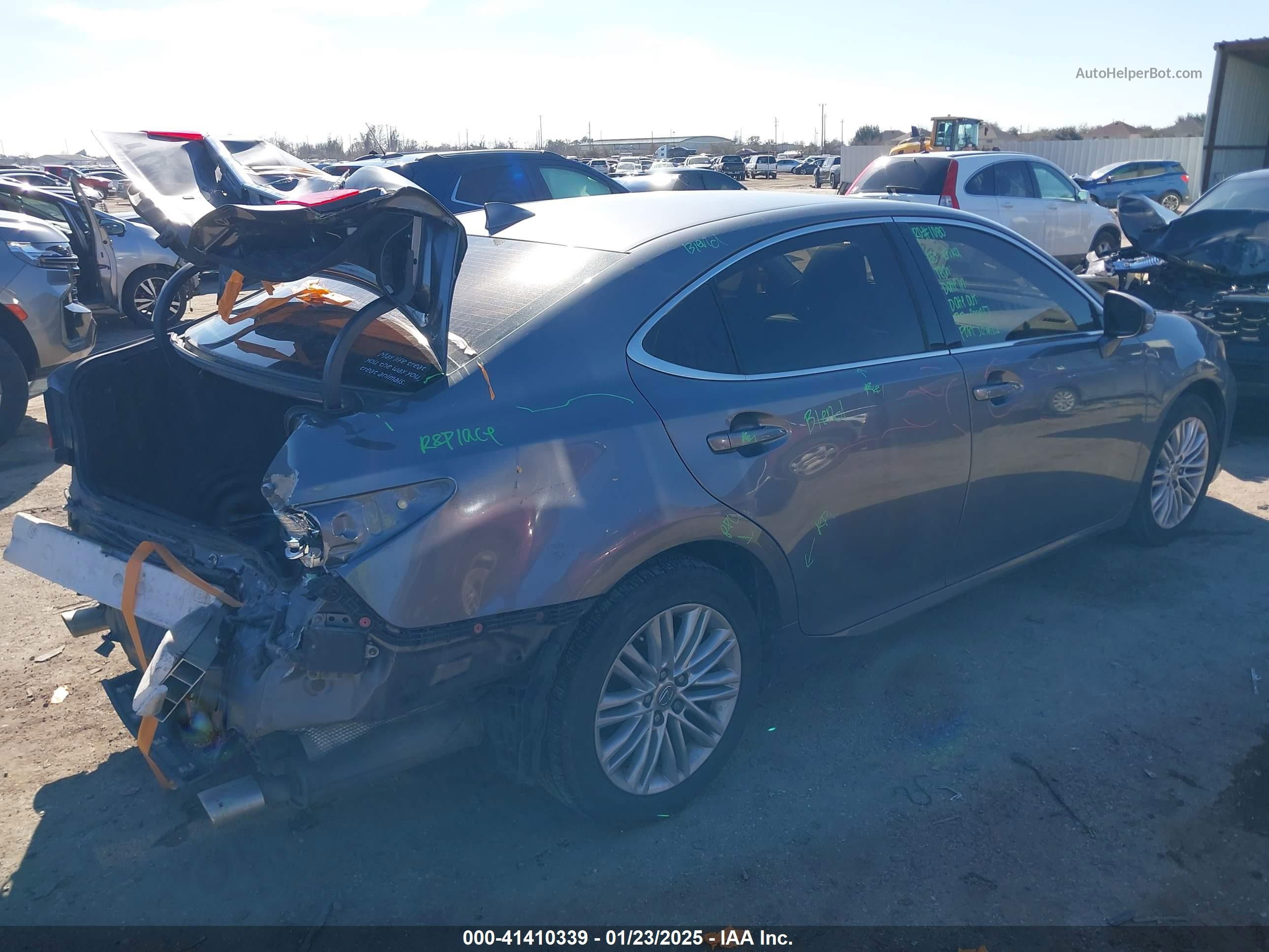 2015 Lexus Es 350   Gray vin: JTHBK1GG6F2175828