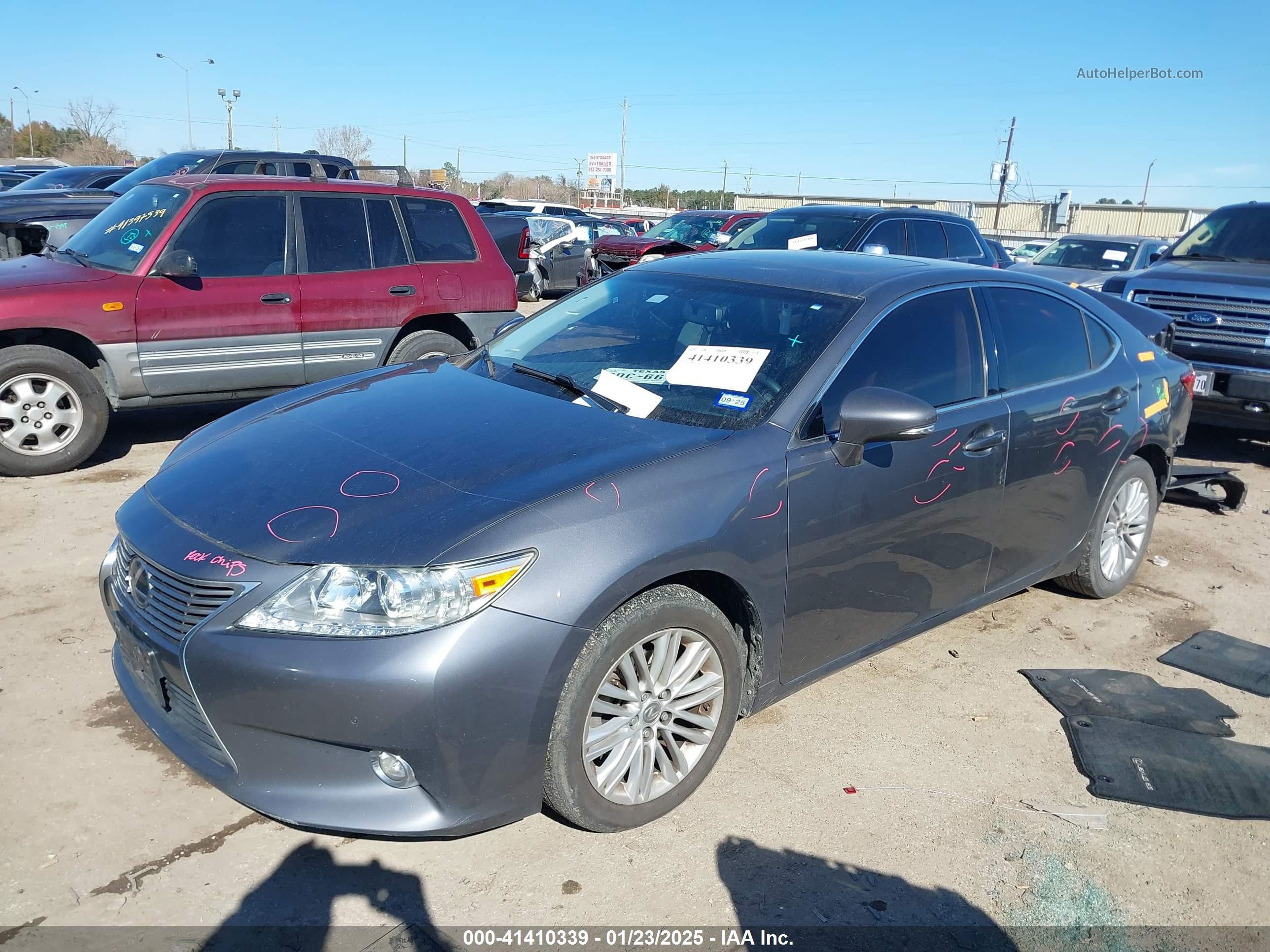 2015 Lexus Es 350   Gray vin: JTHBK1GG6F2175828