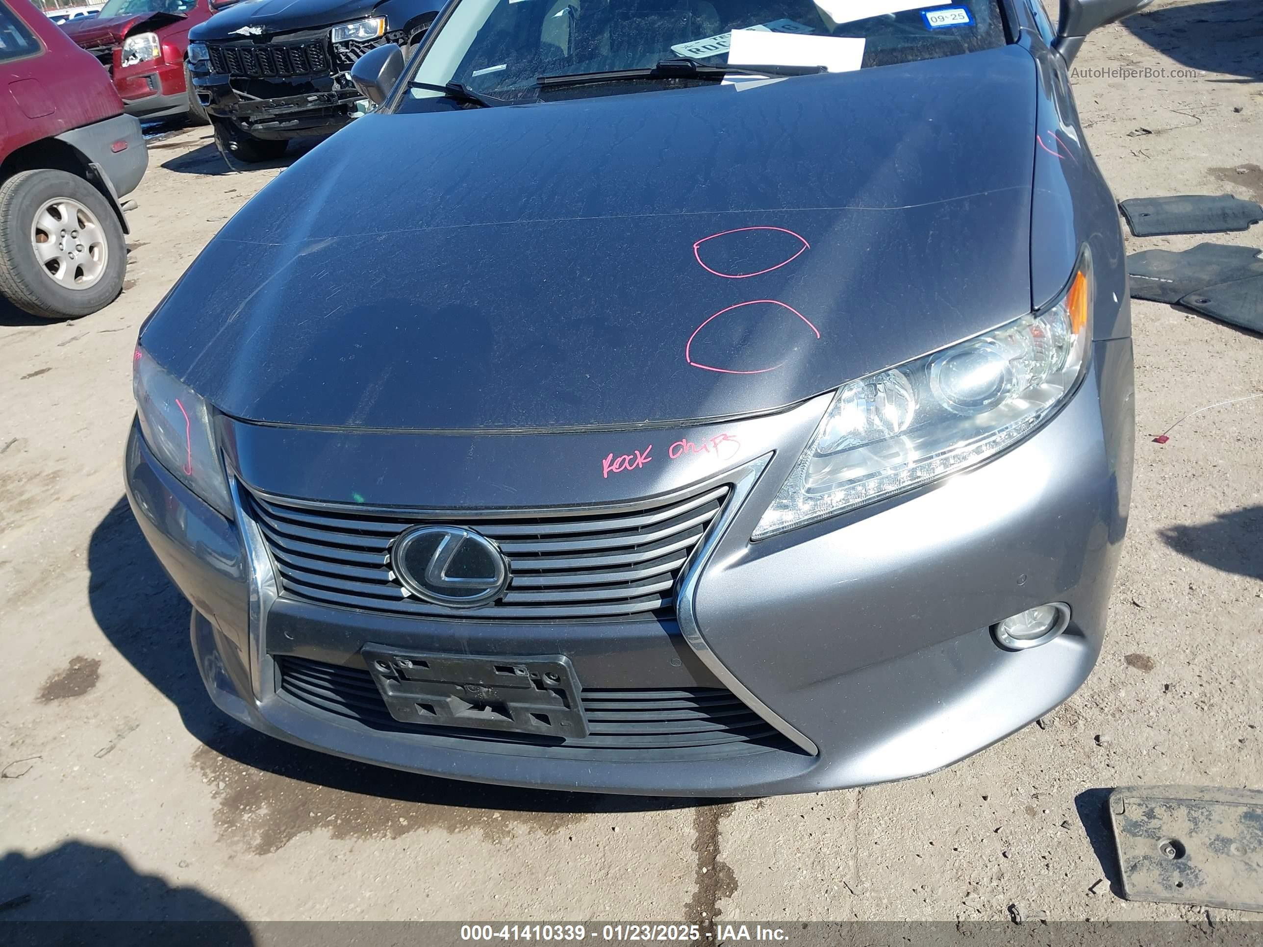 2015 Lexus Es 350   Gray vin: JTHBK1GG6F2175828
