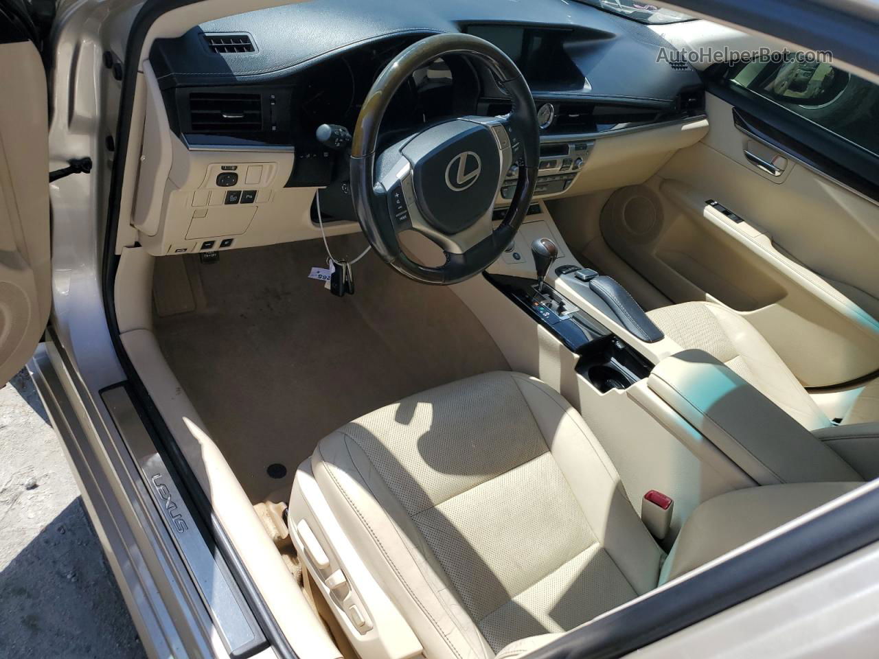 2015 Lexus Es 350 Бежевый vin: JTHBK1GG6F2182195