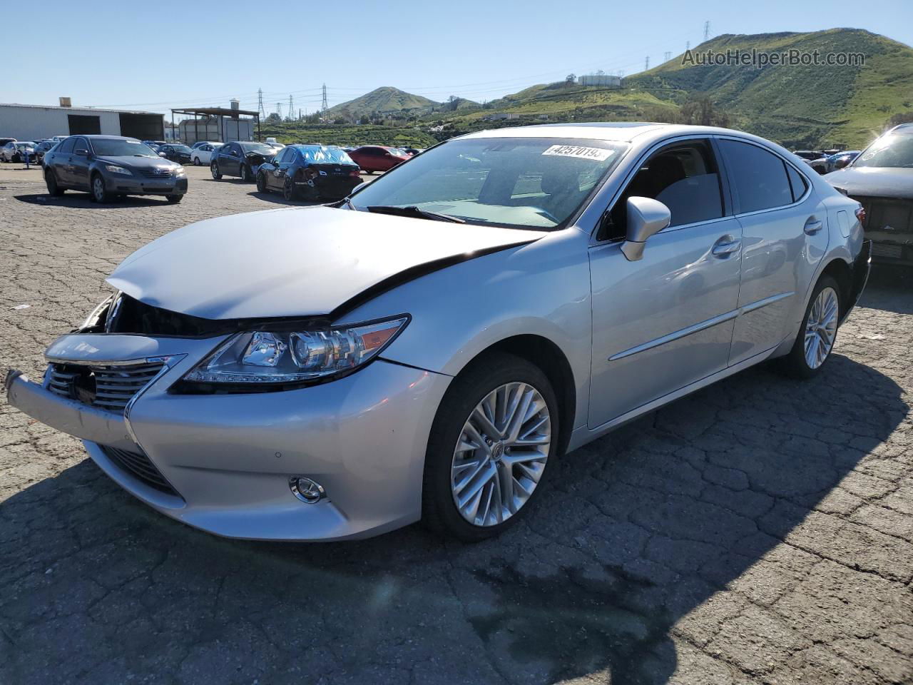 2015 Lexus Es 350 Silver vin: JTHBK1GG6F2188143