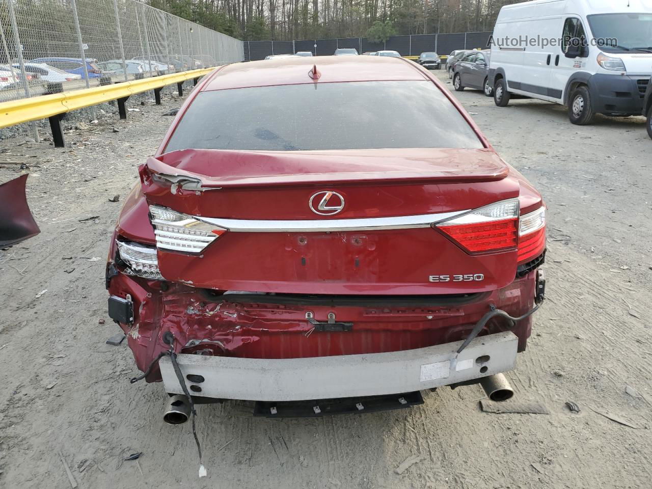 2015 Lexus Es 350 Burgundy vin: JTHBK1GG6F2193083