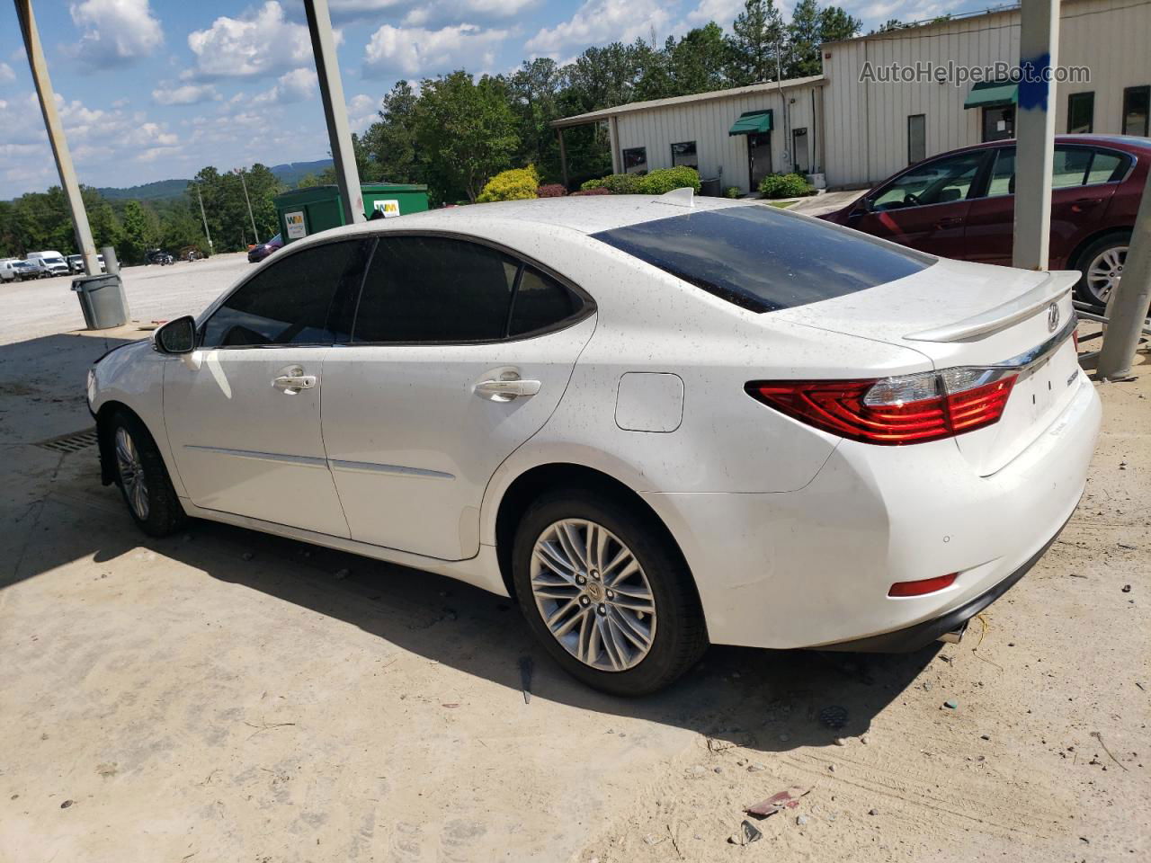 2015 Lexus Es 350 White vin: JTHBK1GG6F2193861