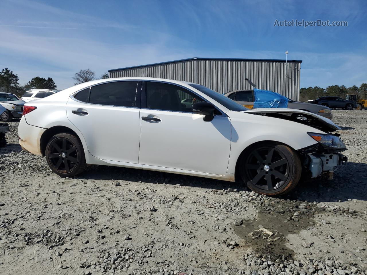 2015 Lexus Es 350 White vin: JTHBK1GG6F2197571