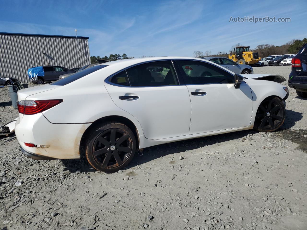 2015 Lexus Es 350 White vin: JTHBK1GG6F2197571