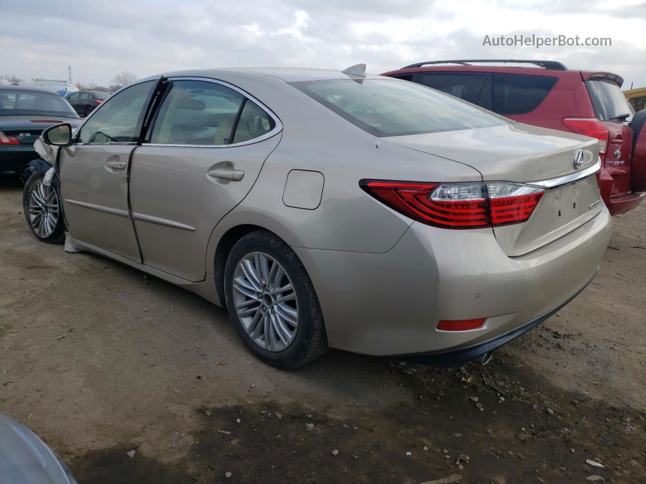 2015 Lexus Es 350 Beige vin: JTHBK1GG6F2201392