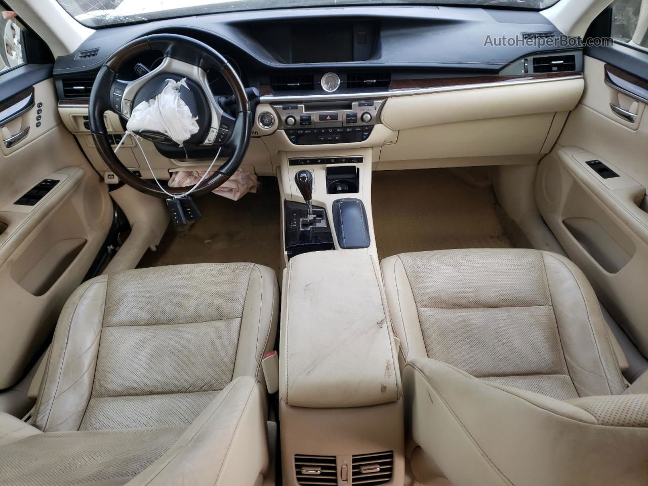 2015 Lexus Es 350 Бежевый vin: JTHBK1GG6F2201392