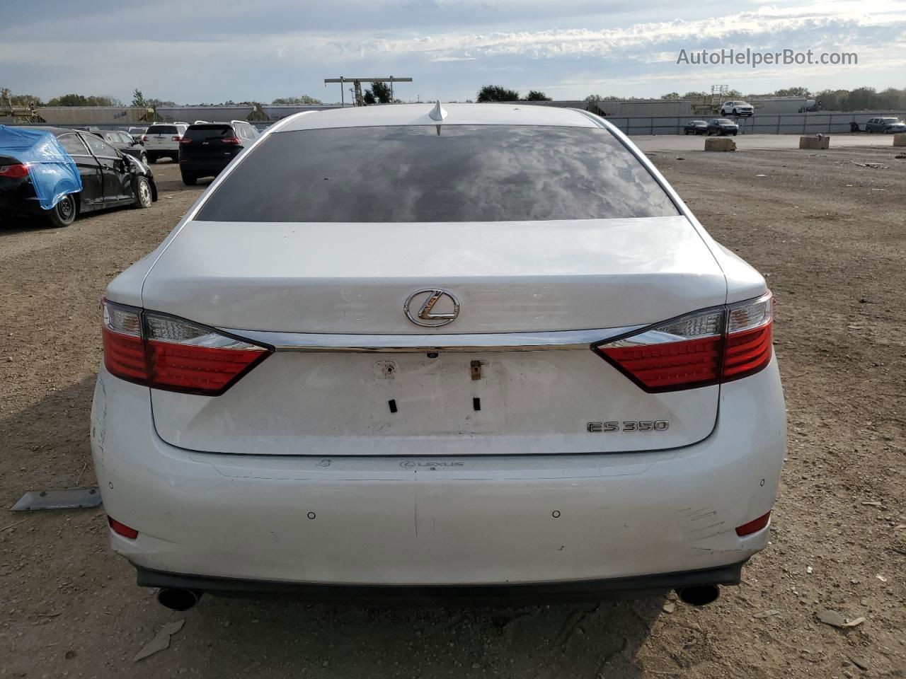 2015 Lexus Es 350 White vin: JTHBK1GG6F2204034