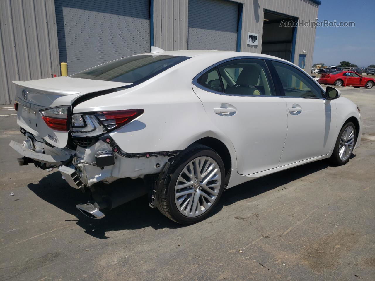 2016 Lexus Es 350 Белый vin: JTHBK1GG6G2230862