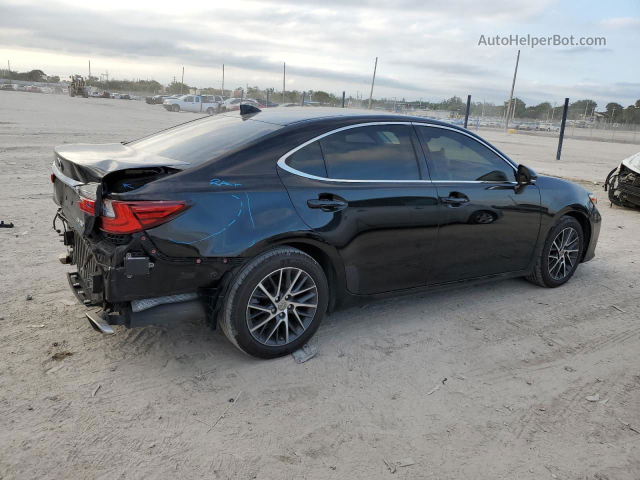 2016 Lexus Es 350 Black vin: JTHBK1GG6G2234541