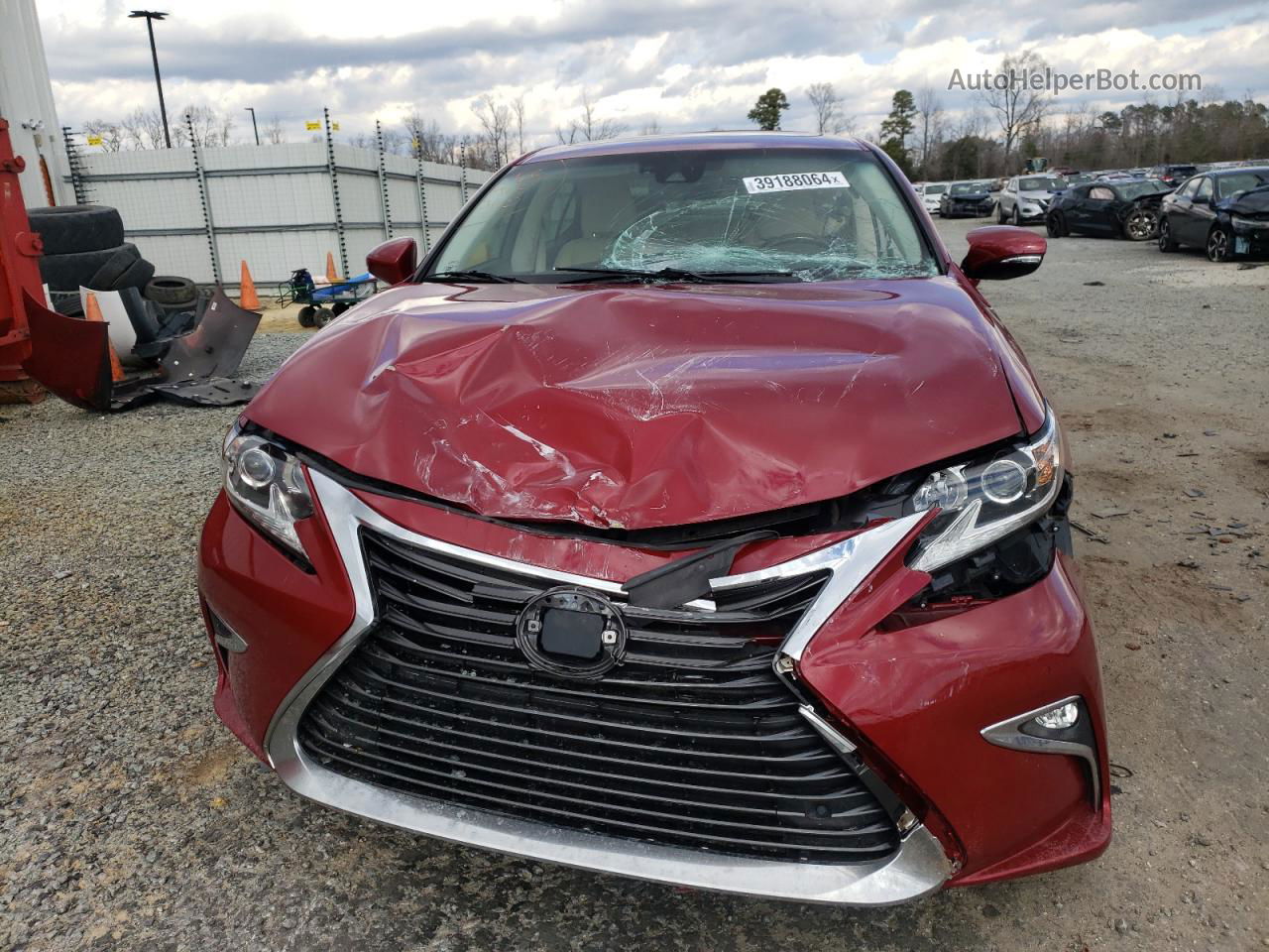 2017 Lexus Es 350 Burgundy vin: JTHBK1GG6H2256444