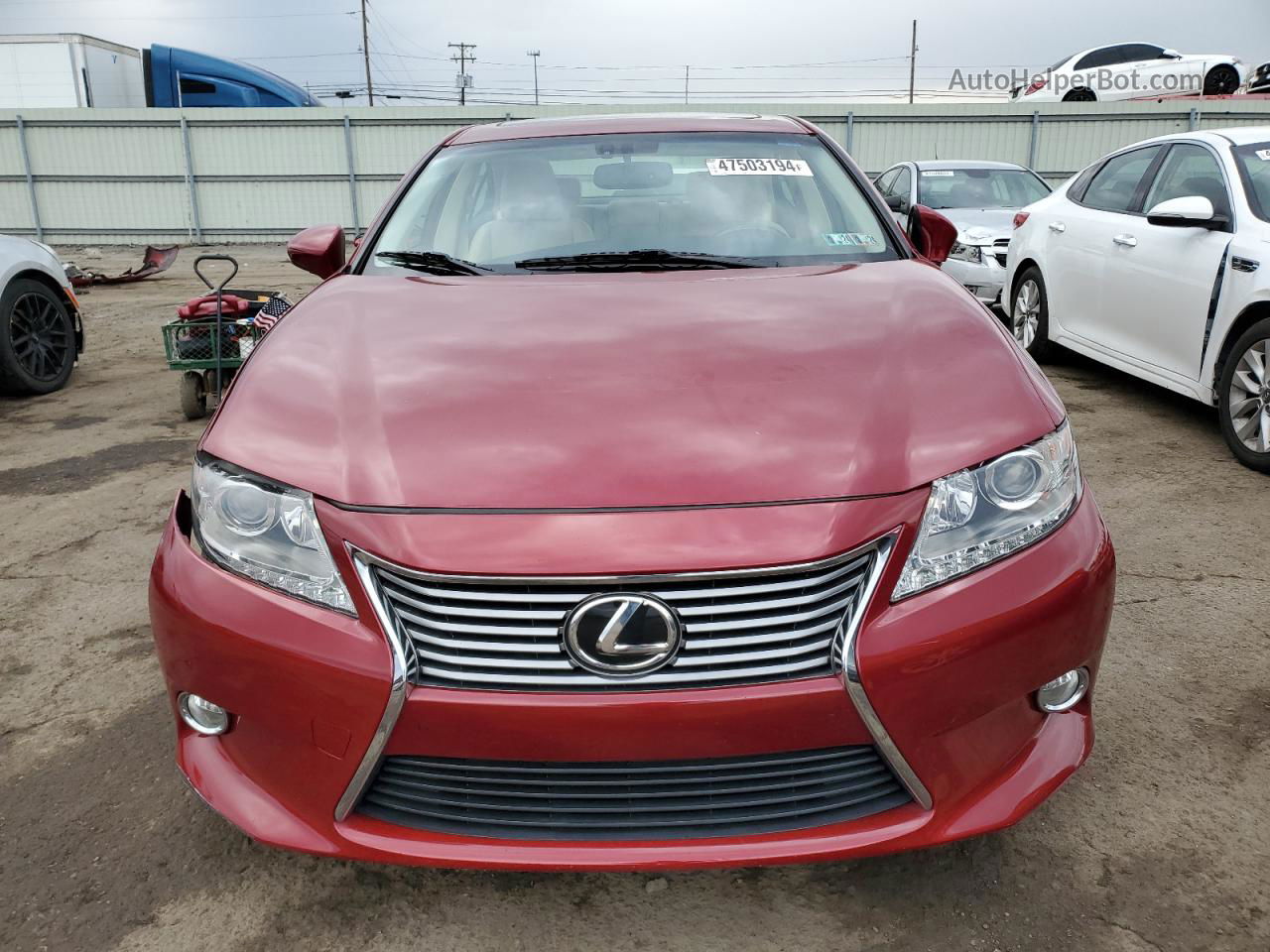 2013 Lexus Es 350 Red vin: JTHBK1GG7D2025501