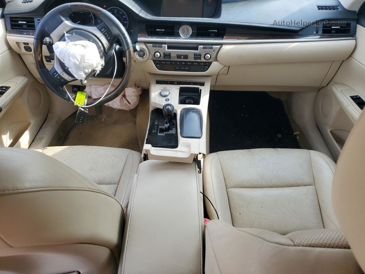 2013 Lexus Es 350 Beige vin: JTHBK1GG7D2040290