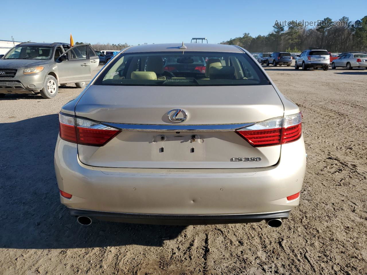 2013 Lexus Es 350 Желто-коричневый vin: JTHBK1GG7D2059843