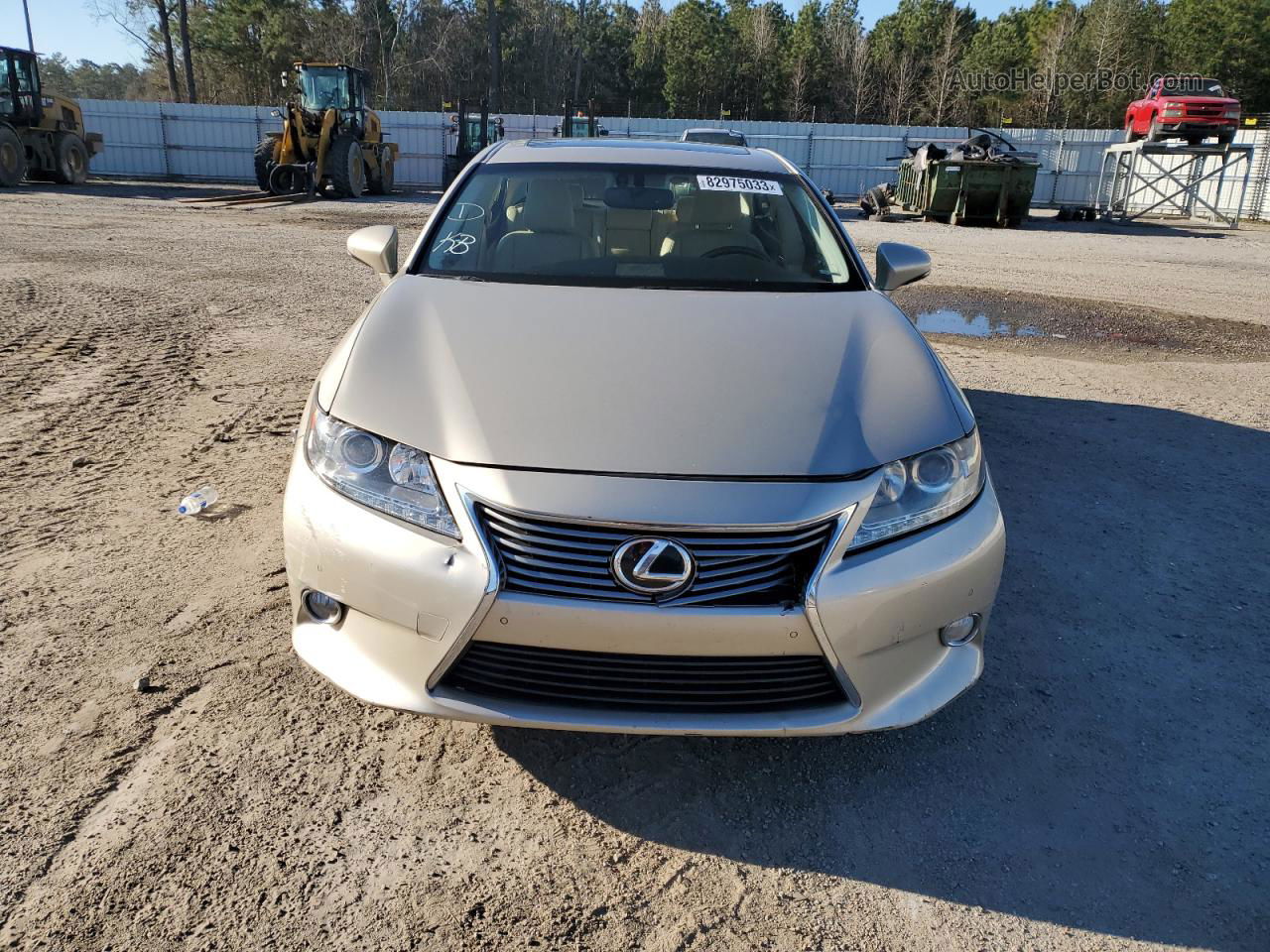 2013 Lexus Es 350 Желто-коричневый vin: JTHBK1GG7D2059843