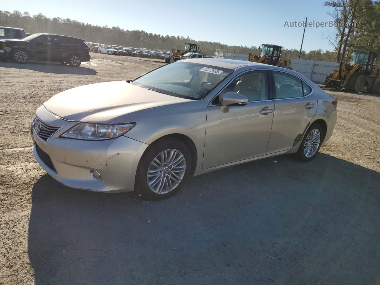 2013 Lexus Es 350 Желто-коричневый vin: JTHBK1GG7D2059843