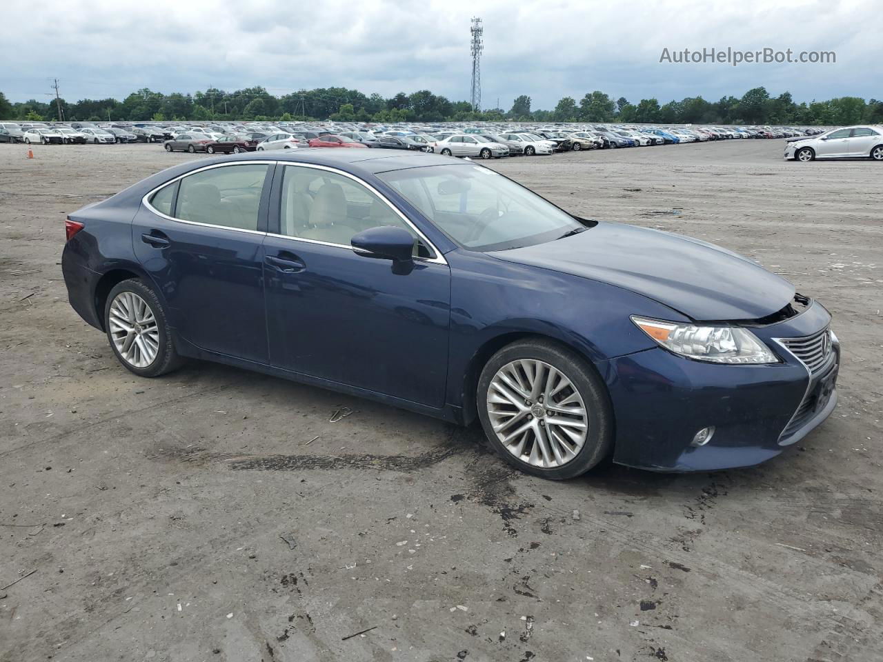 2014 Lexus Es 350 Blue vin: JTHBK1GG7E2087546