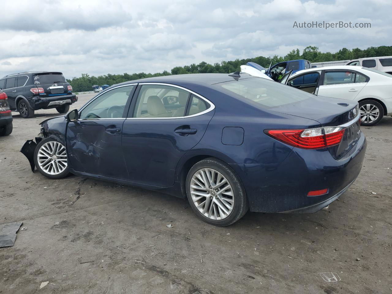 2014 Lexus Es 350 Blue vin: JTHBK1GG7E2087546