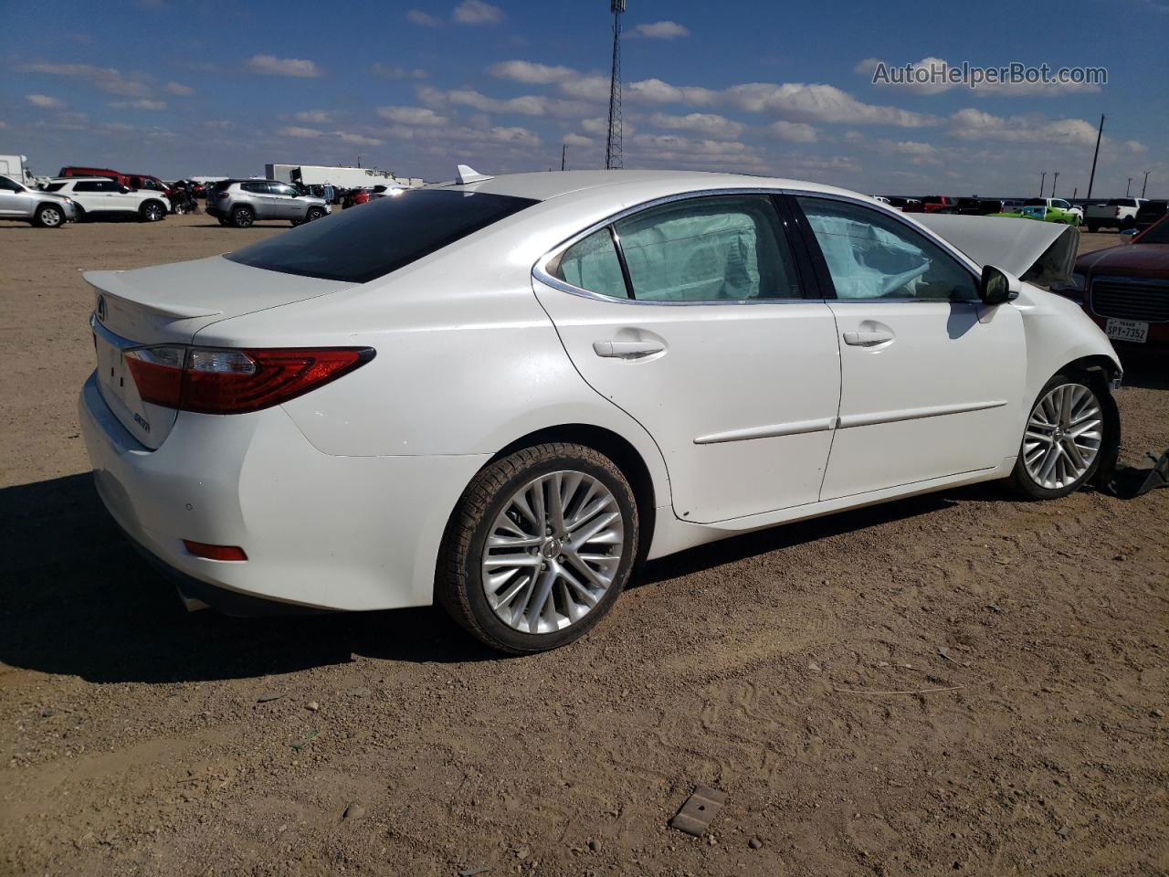 2014 Lexus Es 350 White vin: JTHBK1GG7E2091516