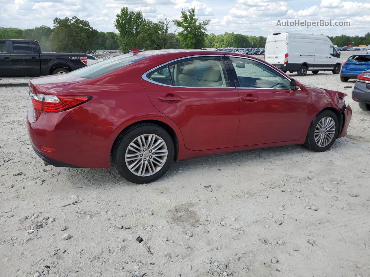 2014 Lexus Es 350 Burgundy vin: JTHBK1GG7E2106967