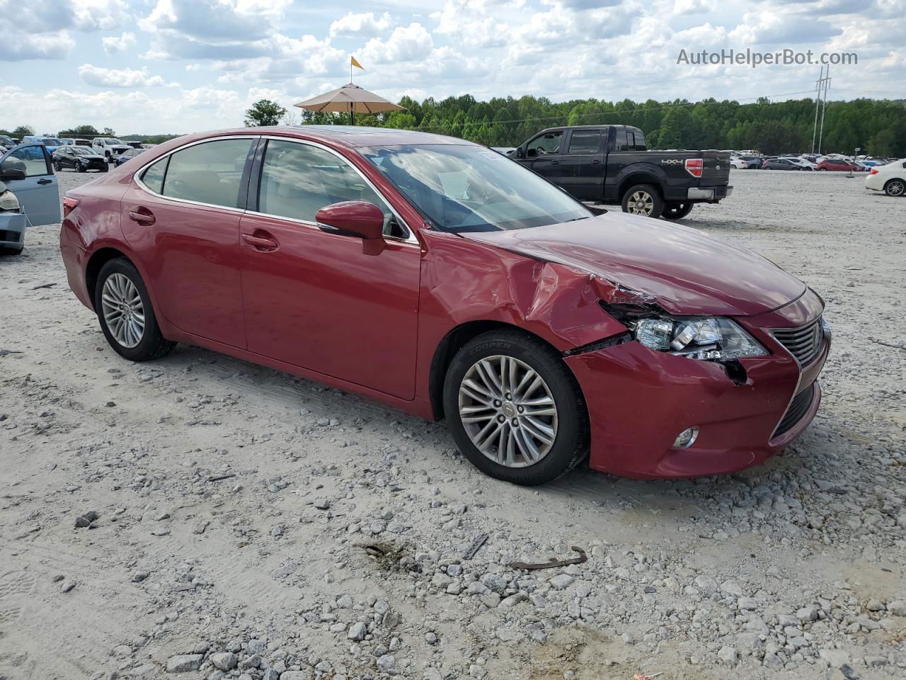 2014 Lexus Es 350 Burgundy vin: JTHBK1GG7E2106967