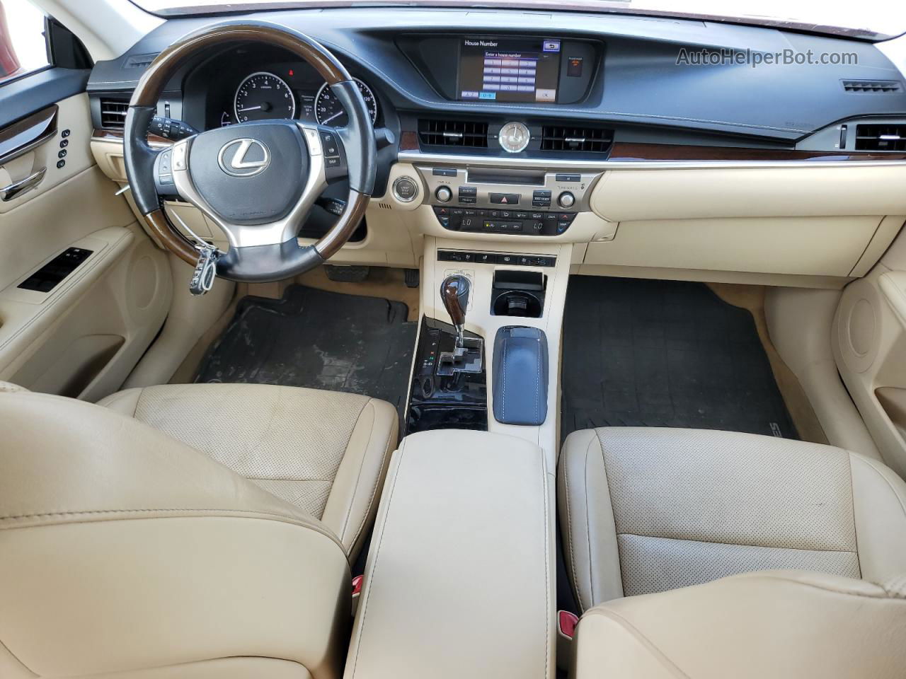 2014 Lexus Es 350 Burgundy vin: JTHBK1GG7E2106967