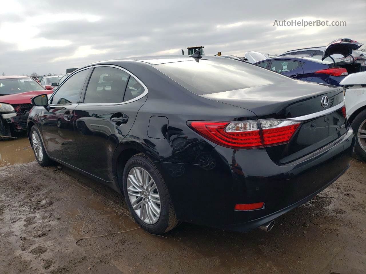 2014 Lexus Es 350 Черный vin: JTHBK1GG7E2110176