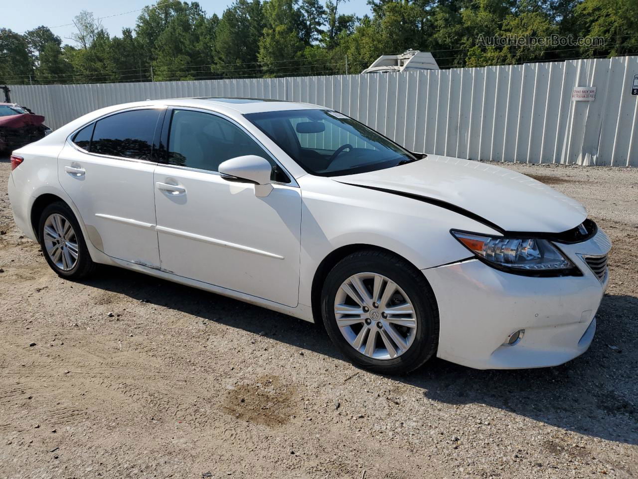 2014 Lexus Es 350 White vin: JTHBK1GG7E2121985