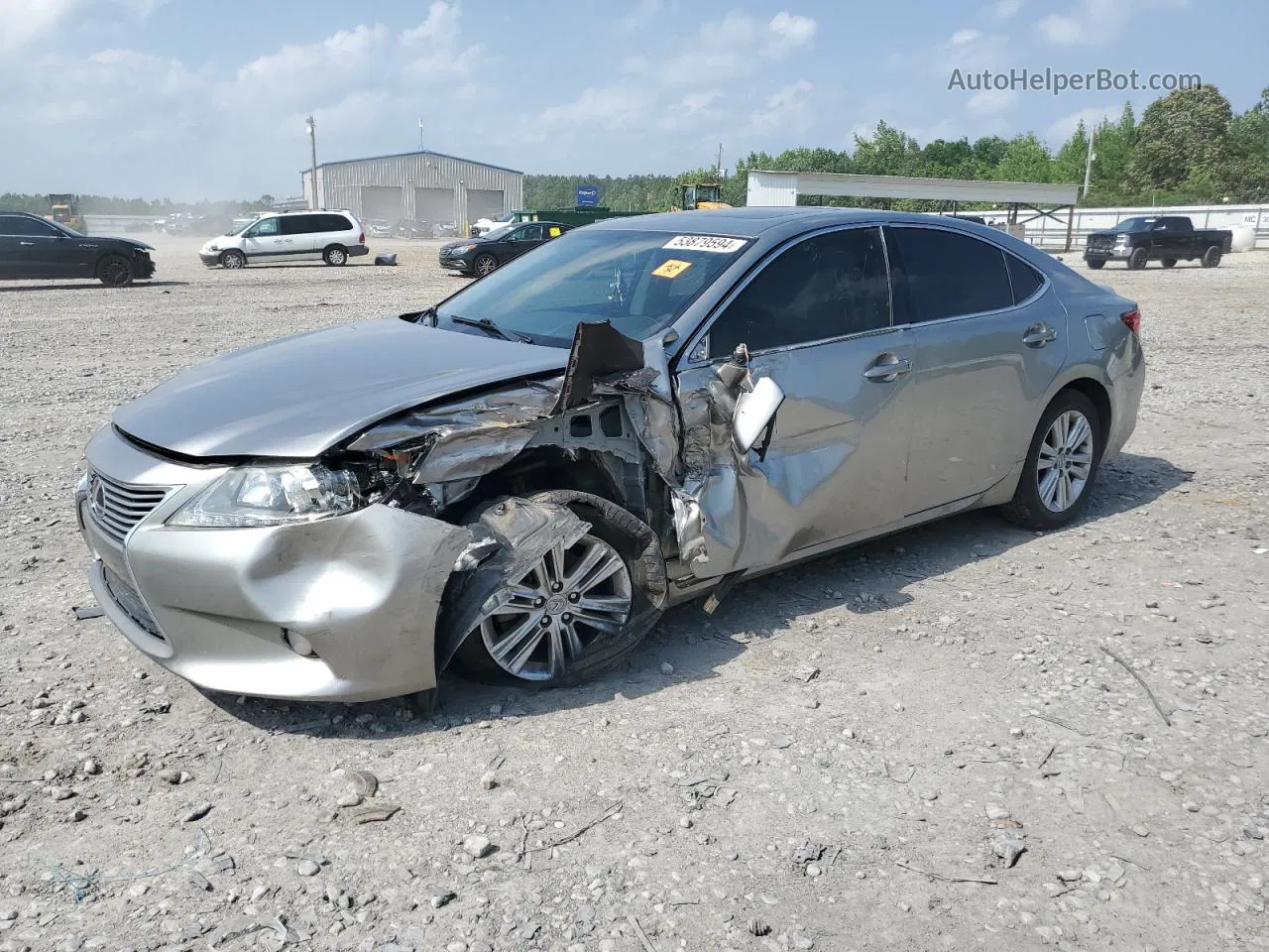 2015 Lexus Es 350 Silver vin: JTHBK1GG7F2154390